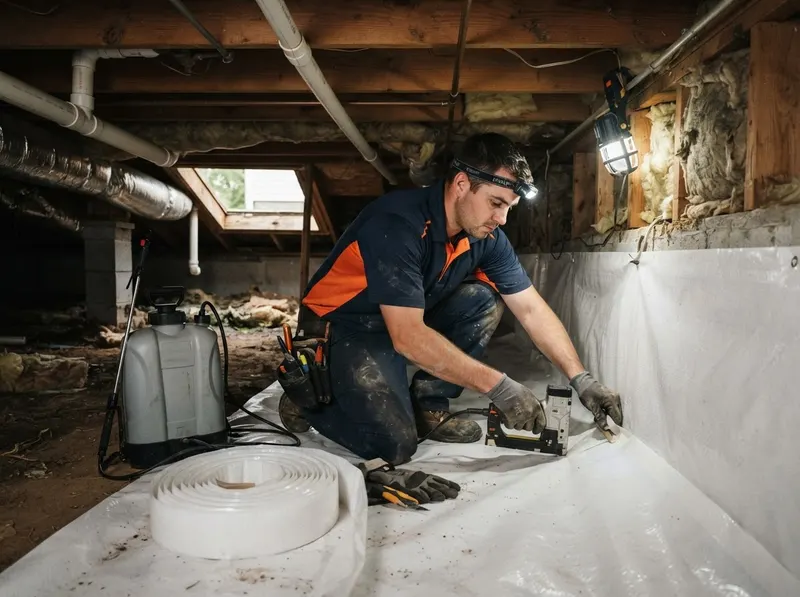 Crawlspace Pest & Moisture Defense in Mount Pleasant, SC