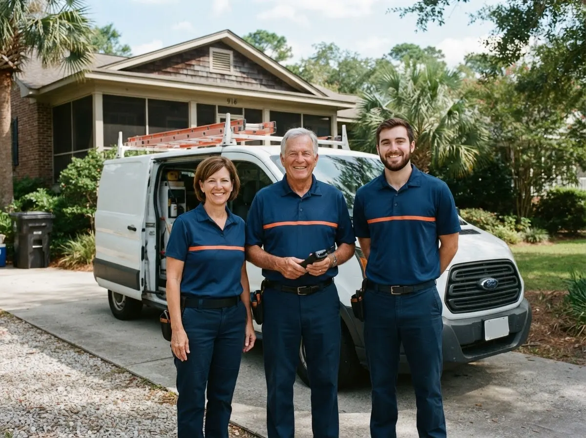 Harbor Pine Pest Control pest control service team in Mount Pleasant, SC